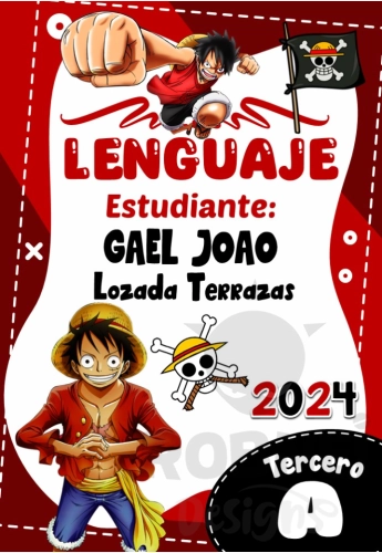 One Piece Caratula Lenguaje